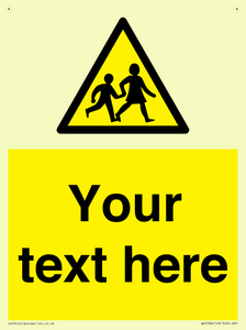 Custom Warning children Sign